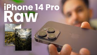 How good are the iPhone 14 Pro photos  editing raw files [upl. by Ahpla]