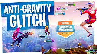 Anti Gravity Cube Glitch in the Middle of Fortnite Summer Skirmish Week 8  Players freaking out [upl. by Coppinger]