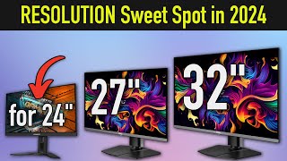 Your 2024 Guide to Buying the Perfect Monitor 24 vs 27 vs 32inch for 1080p 1440p 4K OLED amp IPS [upl. by Anson]