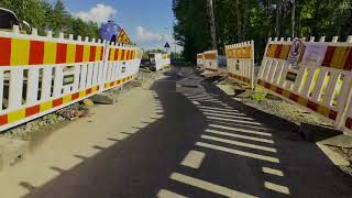 Cycling from city of Oulu to city of Liminka FINLAND [upl. by Holli]