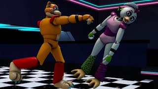 Freddy Destroys Chica  FNAF SECURITY BREACH [upl. by Hayyim169]