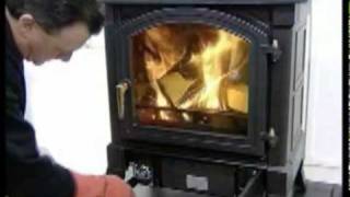 How to operate Efel  Nestor Martin Harmony or Stanford Wood Burning Stove by Euroheat [upl. by Adnawak596]