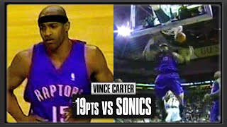 Vince Carter 19pts Raptors vs Sonics 20040212 [upl. by Ezmeralda]