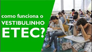 Como funciona o Vestibulinho ETEC [upl. by Samohtnhoj]