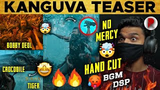 Kanguva Sizzle Teaser  Reaction  Review  Suriya BobbyDeol  RatpacCheck  Kanguva Teaser Trailer [upl. by Goltz]