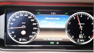 Mercedes S500 W222 47V8  разгон 0100 acceleration [upl. by Niuqram]