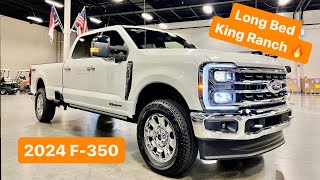 2024 Ford F350 KING RANCH Long Bed 48 Gallon Fuel Tank ✅ [upl. by Cusick]