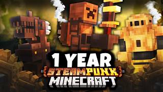 I Survived 1 YEAR In STEAMPUNK CREATE MOD FULL MOVIE [upl. by Yrellam]