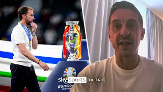 Gary Nevilles honest opinion on Englands Euro 2024 final defeat [upl. by Aivan]