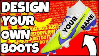 How To Design Your Own Boots NIKE Ronaldo Mbappe Neymar Sancho Designs [upl. by Talia]