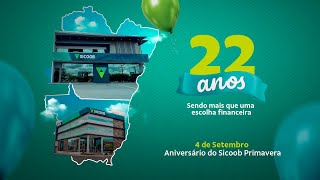 22 ANOS SICOOB PRIMAVERA [upl. by Neilla895]