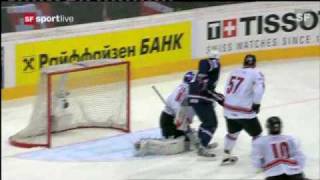 Schweiz  USA Eishockey WM09 040509 [upl. by Drexler652]