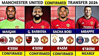 🚨ALL MANCHESTER UNITED AGREED JANUARY TRANSFER NEWS 2024 [upl. by Riada]