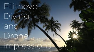 Filitheyo Island drone and diving impressions Maldives [upl. by Oidacra]