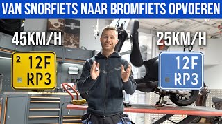 VAN SNORFIETS NAAR BROMFIETS OPVOEREN [upl. by Ches]