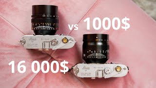 LEICA NOCTILUX 50 F095 VS TTARTISAN 50 F095 [upl. by Esinad27]