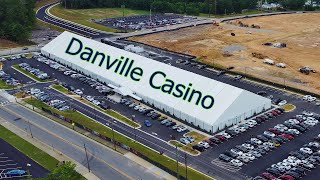 Aerial Tour of Danville and Caesars Casinos  Danville Va [upl. by Falito]