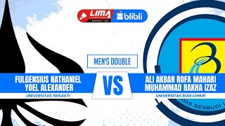 USAKTI FULGENSIUSYOEL vs UBL ALI AKBARMRAKHA  MENS DOUBLE FINAL  NOV 19 [upl. by Etnauq]