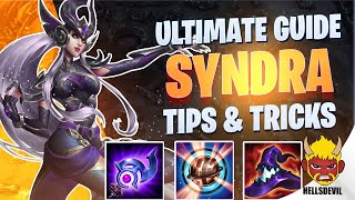 WILD RIFT  ULTIMATE SYNDRA GUIDE  TIPS amp TRICKS  Guide amp Build [upl. by Anileme572]