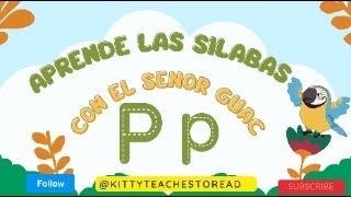 Silabas con Pp pa pe pi po pu [upl. by Sheilah]