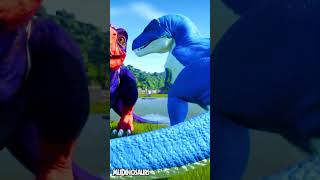 Compilation of dinosaurs battle in Jurassic World Adventure Spinosaurus Trex Chomper Oxalaia [upl. by Lucho]