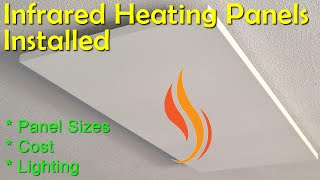 Infrared Heating Panels  Installation Operation and Costs [upl. by Lanevuj]