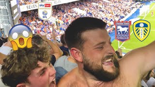 LEEDS FANS CARNAGE IN 7GOAL THRILLER😍😱 Ipswich Town 34 Leeds United  202324 [upl. by Ehav459]