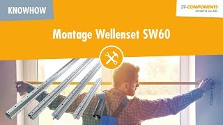 Rolladen Wellenset SW60 Montage 3TMOTORS [upl. by Laumas]