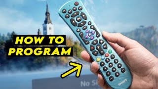 How to Program Your PHILIPS Universal Remote Control Blue  CODES LIST [upl. by Naeloj437]