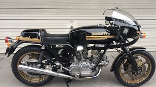 1980 DUCATI 900SS Factory line original conndition [upl. by Esinyt]