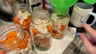 Suburban Canning  Spicy Pickled Veggies  Carrots amp Cauliflower [upl. by Annauqahs]