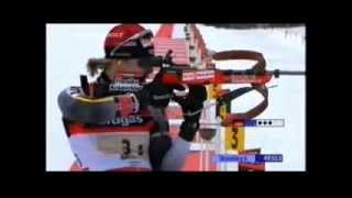 BiathlonWM Antholz 2007 StaffelGold für deutsche Frauen Teil 2 [upl. by Carli562]