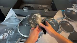 Unboxing HexClad 7piece Cookware Set  Costco [upl. by Anahoj480]