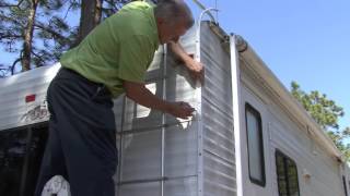 How To Reseal RV Corner Molding [upl. by Burkley78]