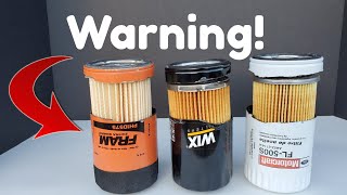 I cant believe what is inside ALL FRAM oil filters [upl. by Merilee457]