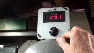 MACHINE SHOP TIPS 149 Installing a Tachometer on a Drill Press tubalcain [upl. by Herby]