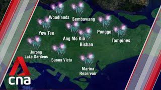 NDP 2020 Fireworks to be launched at 10 locations across Singapore [upl. by Alyakcm50]