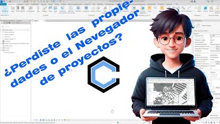 Cómo recuperar el navegador de proyectos y la paleta de propiedades en Revit [upl. by Dori]