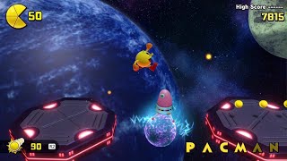 PacMan World RePac King Galaxian No Commentary [upl. by Einaej953]