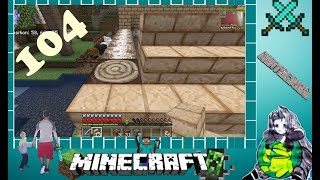 DAS DACH AUS SANDSTEIN ▶ 104 Minecraft Pocket Edition Windows 10 deutsch Lets Play [upl. by Franci]