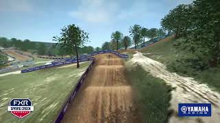 Yamaha Animated Track Map  Spring Creek National 2024 [upl. by Federico]