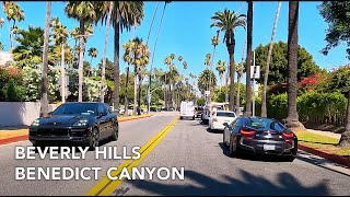 Driving Beverly Hills Benedict Canyon [upl. by Nessa]