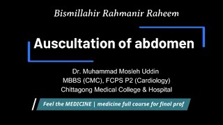 Abdomen auscultation [upl. by Fisuoy]