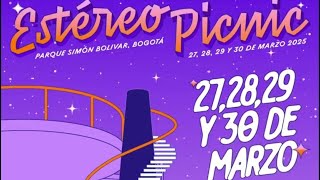 Todo sobre el Estéreo Picnic 2025  Que es  como comprar y el cartel oficial [upl. by Hulbard]