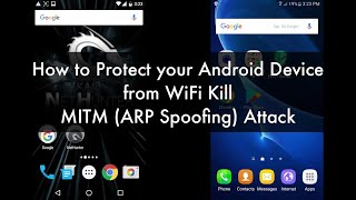 How to Protect your Android Device from WiFi Kill ARP Spoof Attack Free Apps Tested with Results [upl. by Sedrul]