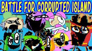 Friday Night Funkin New Vs Learning with Pibby Battle for Corrupted Island [upl. by Zil208]