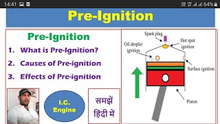 Pre IgnitionCauses of PreIgnitionEffects of PreIgnition [upl. by Kezer454]