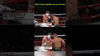 🔥 Davies Jr vs Lipinets boxing knockdown [upl. by Maccarone]