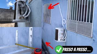 Como instalar ar condicionado de 9000 Btu [upl. by Hills701]