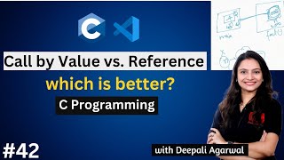 Call by Value amp Call by Reference in C  Functions in C Part6  C Programming Tutorial 42 [upl. by Sivolc438]